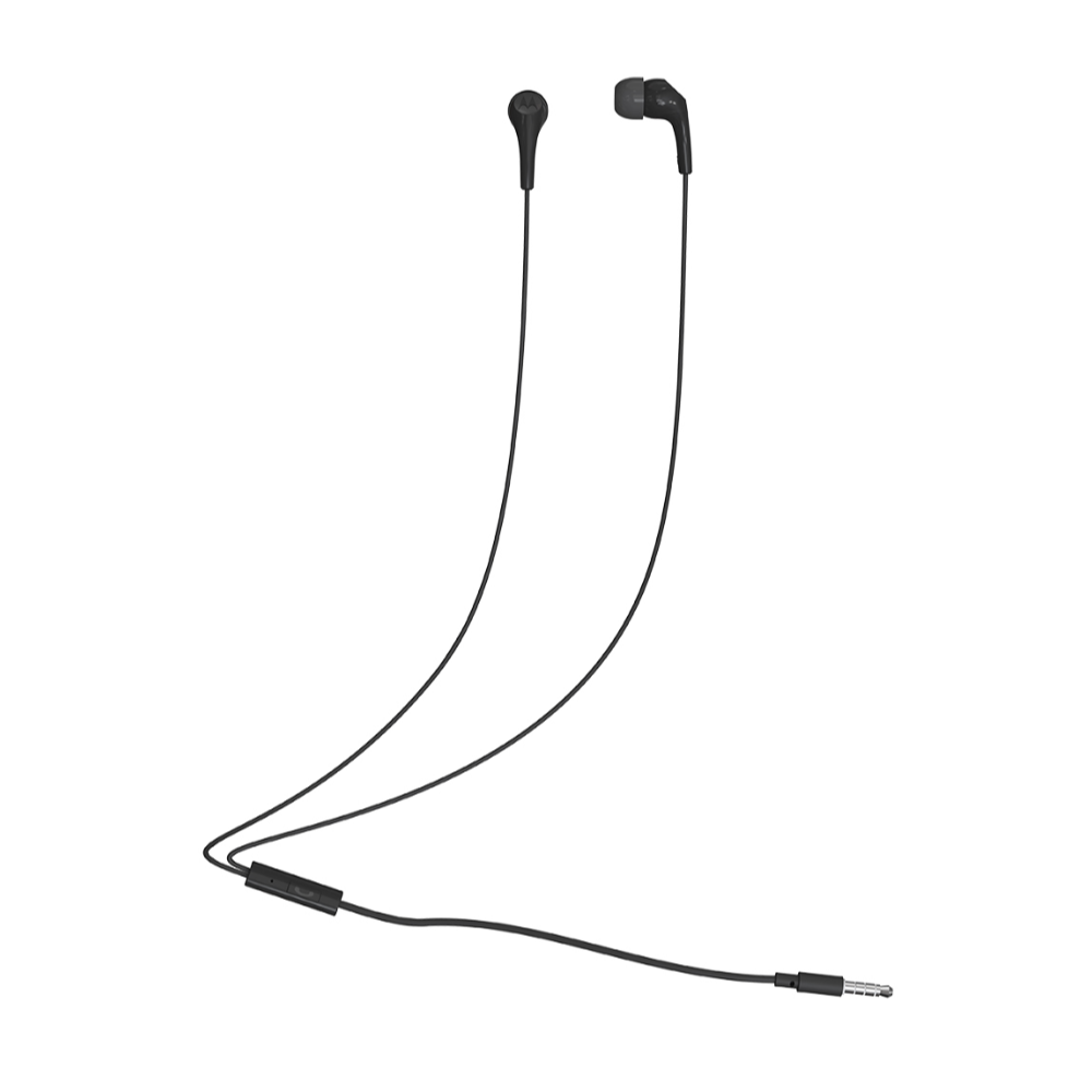 MT - Earbuds 2-S In-Ear Headphones w/ Mic - Black