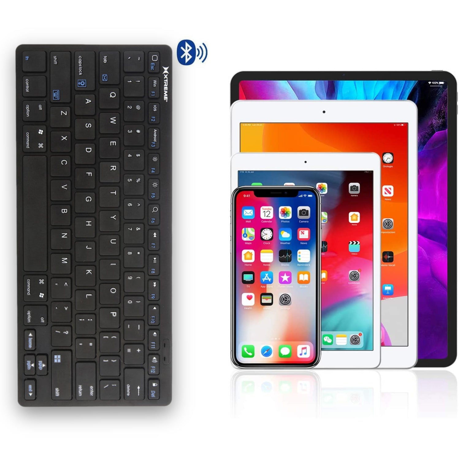 Xtreme Portable Bluetooth Wireless Keyboard