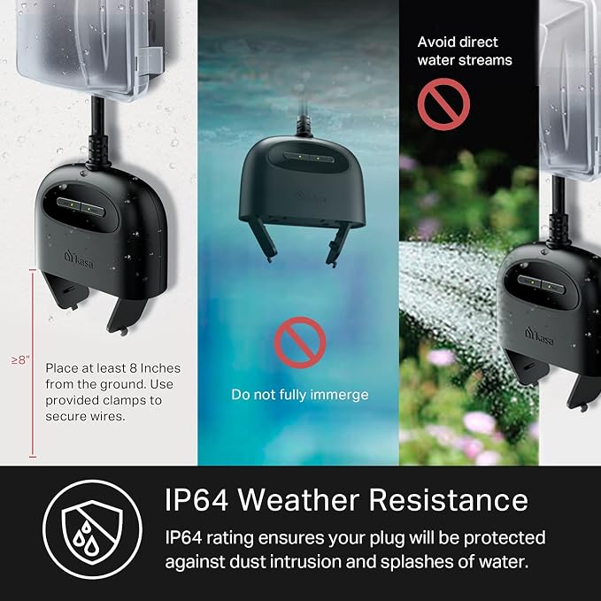 TP-Link Kasa Smart Wifi Outdoor Plug (2 Outlets)