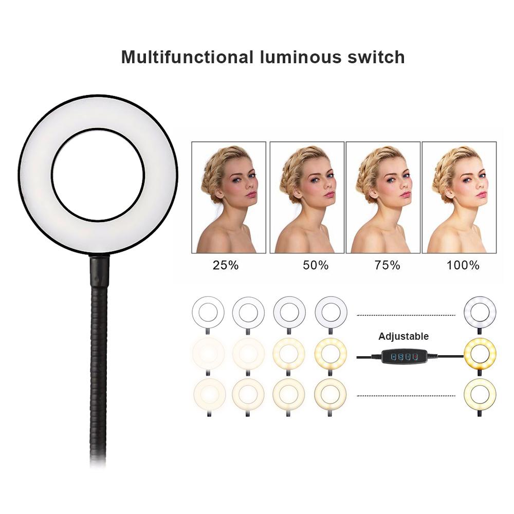 CW - Selfie Studio w/LED Ring Light & Universal Phone Holder