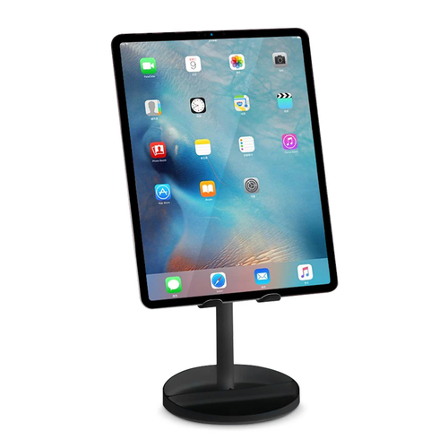 AD - Universal Smartphone / Tablet Stand With Mirror - Black