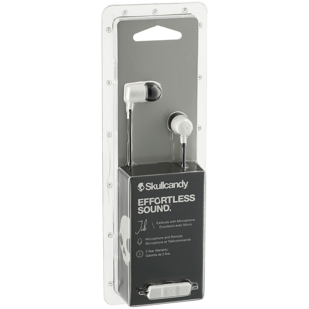 SC - Jib Wired In-Ear Headphones - White/Black