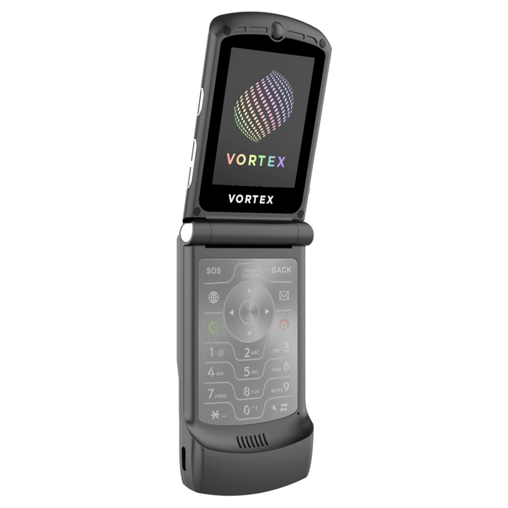 Vortex V3 Flip Phone -16GB-Black