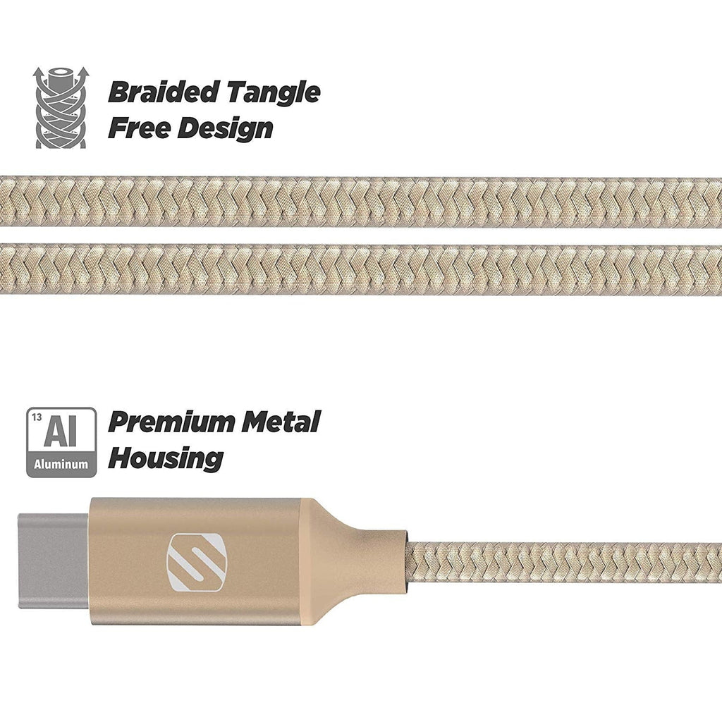 SS - Strikeline Premium USB-C to USB-C Braided Cable (4ft)