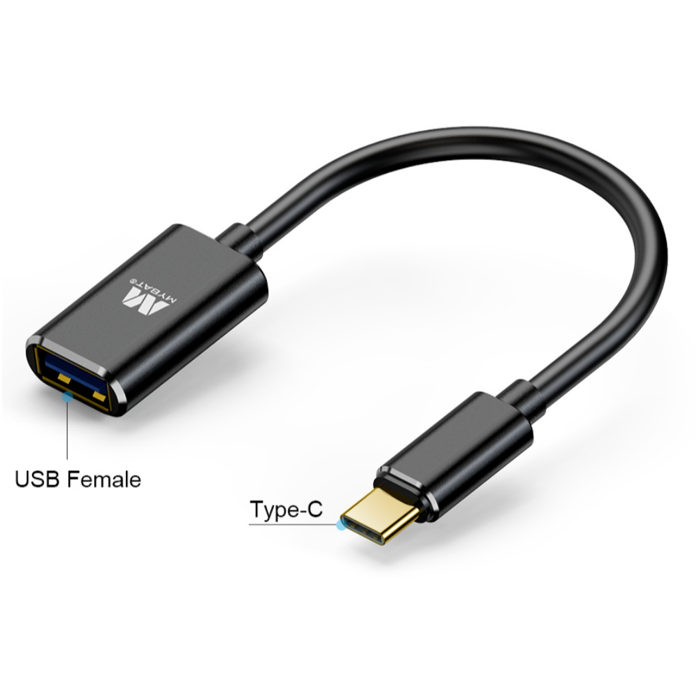 MB - USB-C OTG Adapter (USB-C to USB Female) - Black