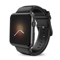 MB - Pro Leather Watchband For Apple Watch 38/40MM - Black