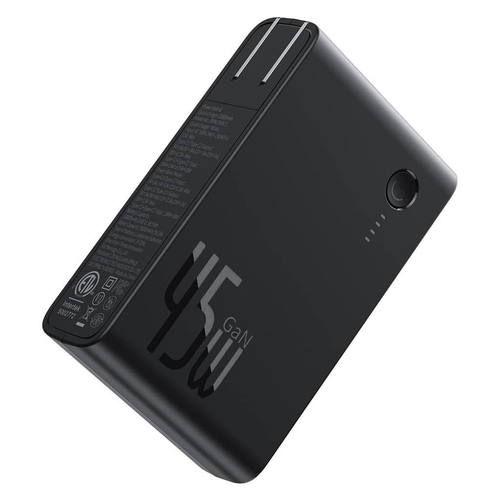 BS - 10000mAh 2 in 1 Quick Charger & Power Bank - Black