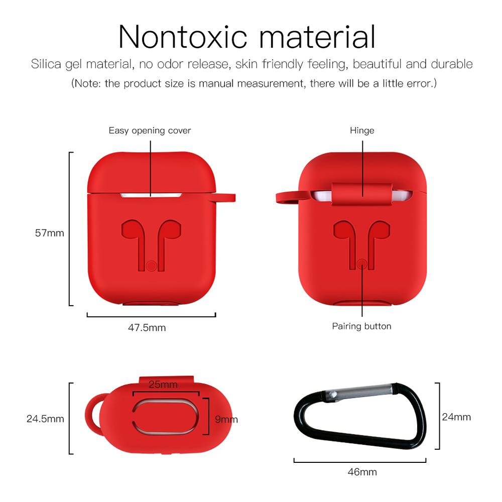 Soft Silicone Cover for Airpods - Yellow