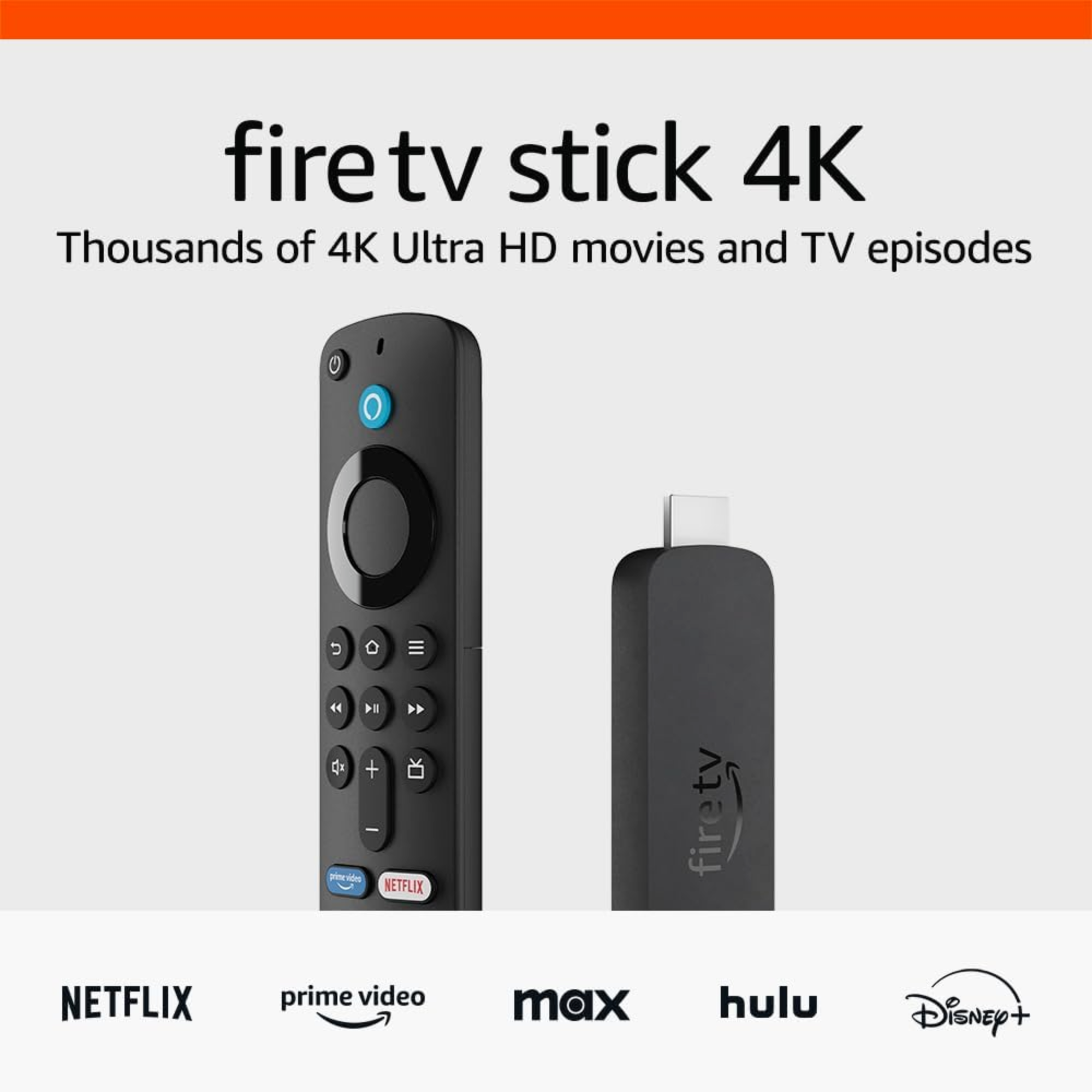 AZFS - TV Stick 4K (2nd Gen) w/ Alexa Voice Remote (TV controls)