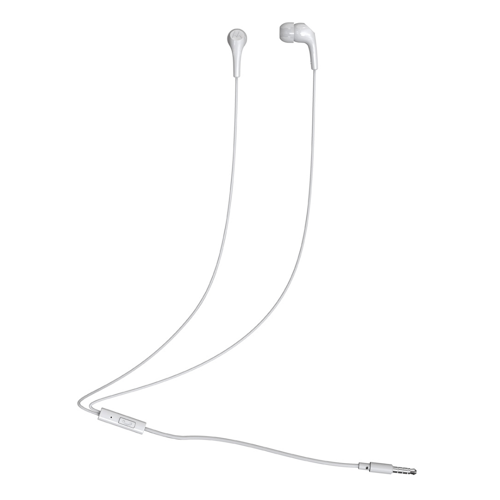 MT - Earbuds 2-S In-Ear Headphones w/ Mic - White