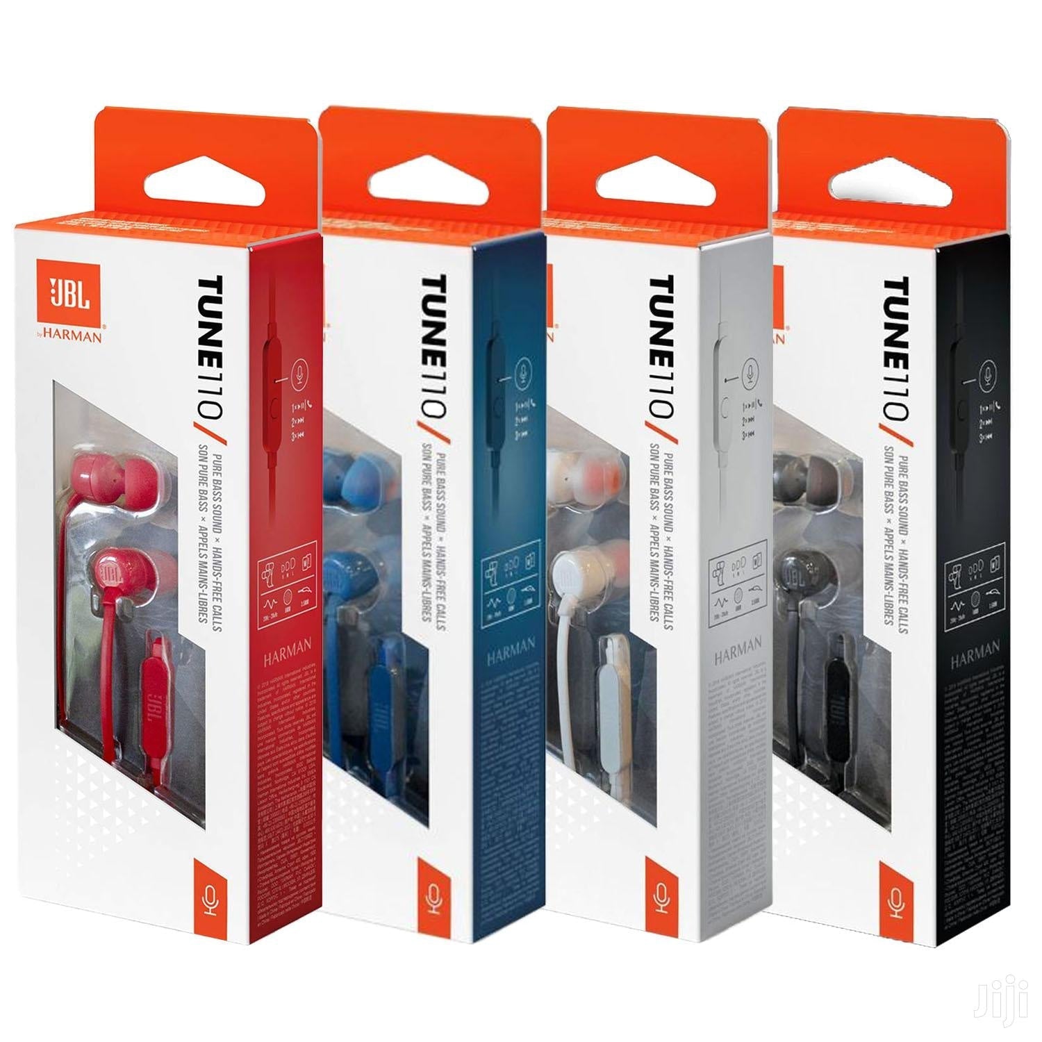 JL - TUNE 110 Pure Bass In-Ear Headphones - Blue
