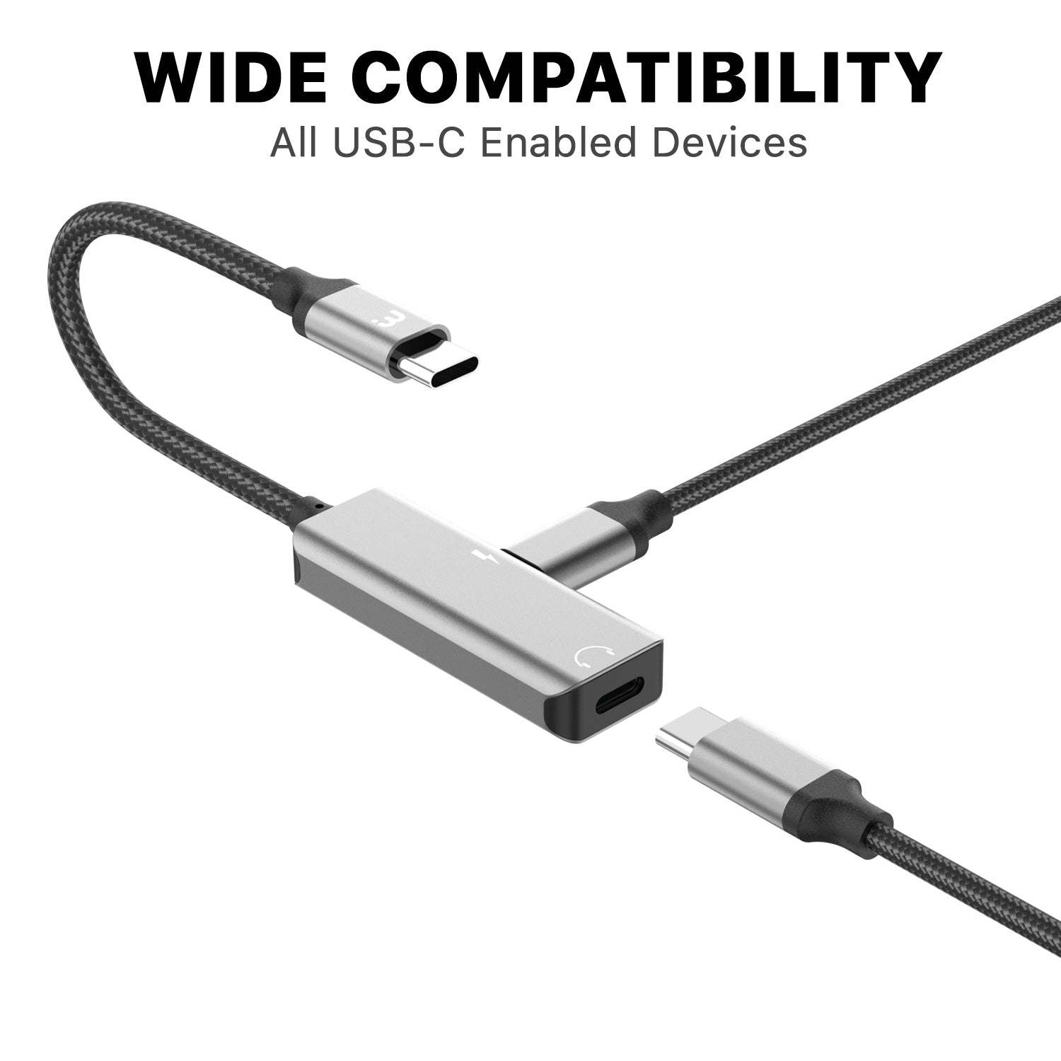 MB - Pro USB-C To Dual USB-C Splitter(Audio And 60W Pd Charger Adapter) -K