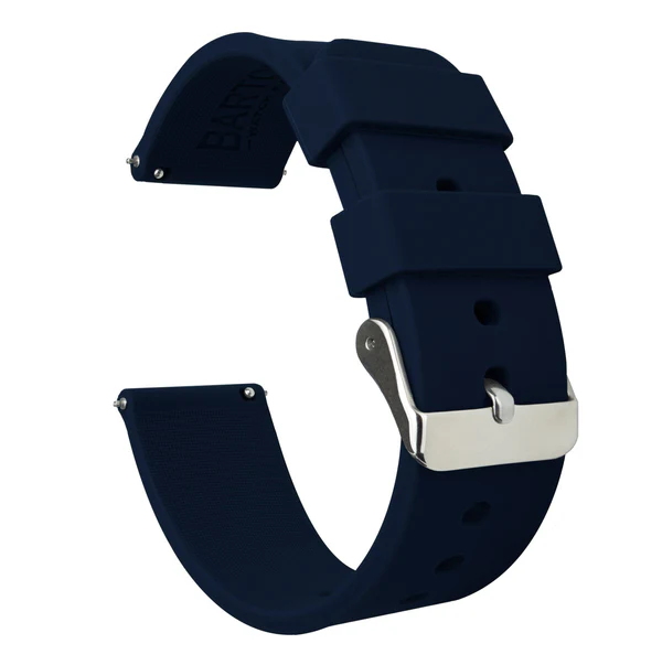 SILICONE WATCH BAND 16MM 18MM 20MM 22MM 24MM -BLUE