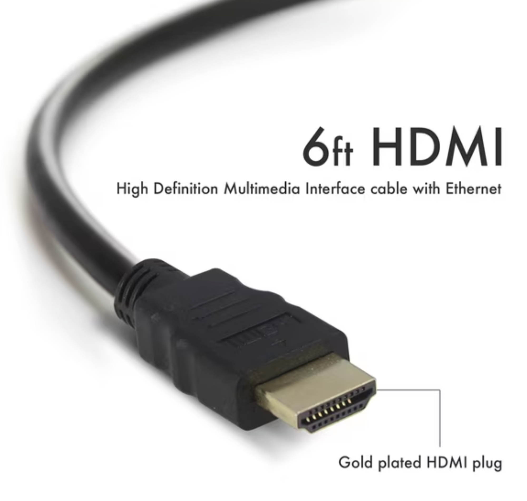 MN - HDMI CABLE (6FT BLACK)