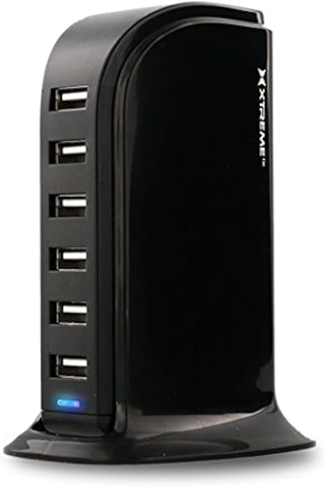 XT - 6Amp 6 Port USB Charger