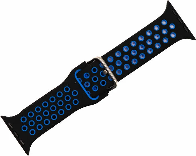 iW - 42MM Breathable Silicone Band Black/Blue