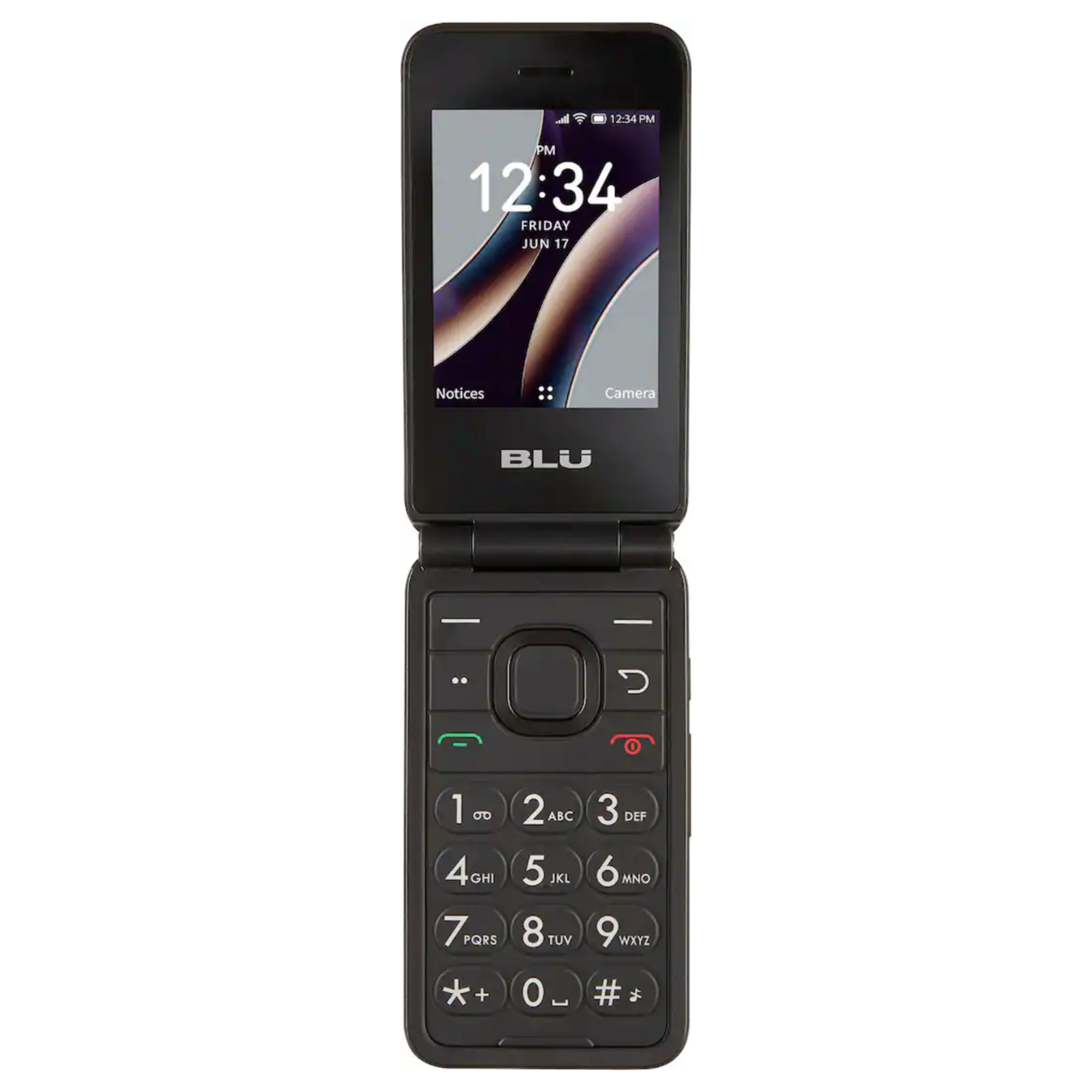 BLU Flex B300V Flip Phone -8GB-Black