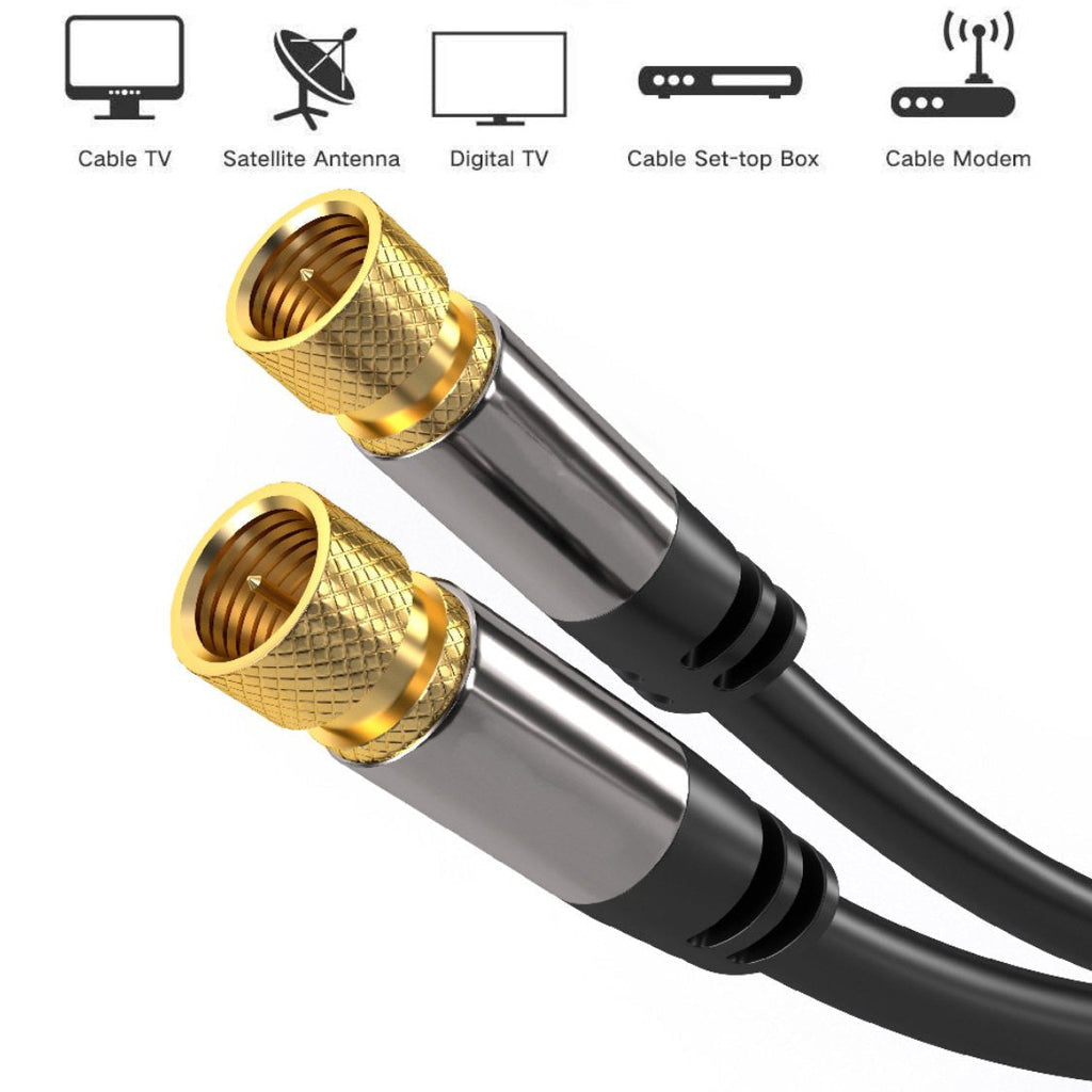 MS - Coaxial RG-6 Cable (12ft/3.7m)