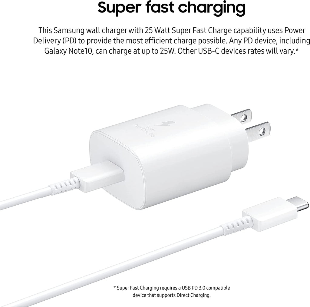 SM-USB-C Wall Charger w/ USB-C Cable(25W)