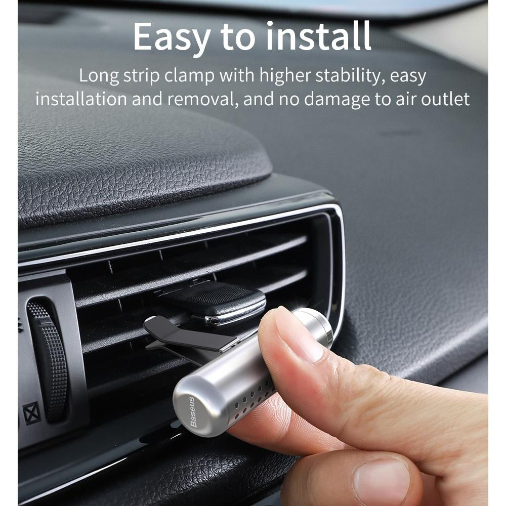 BS - Horizontal Chubby Car Air Freshener - Black