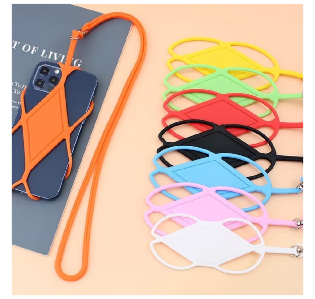 Phone Neck Strap - Orange
