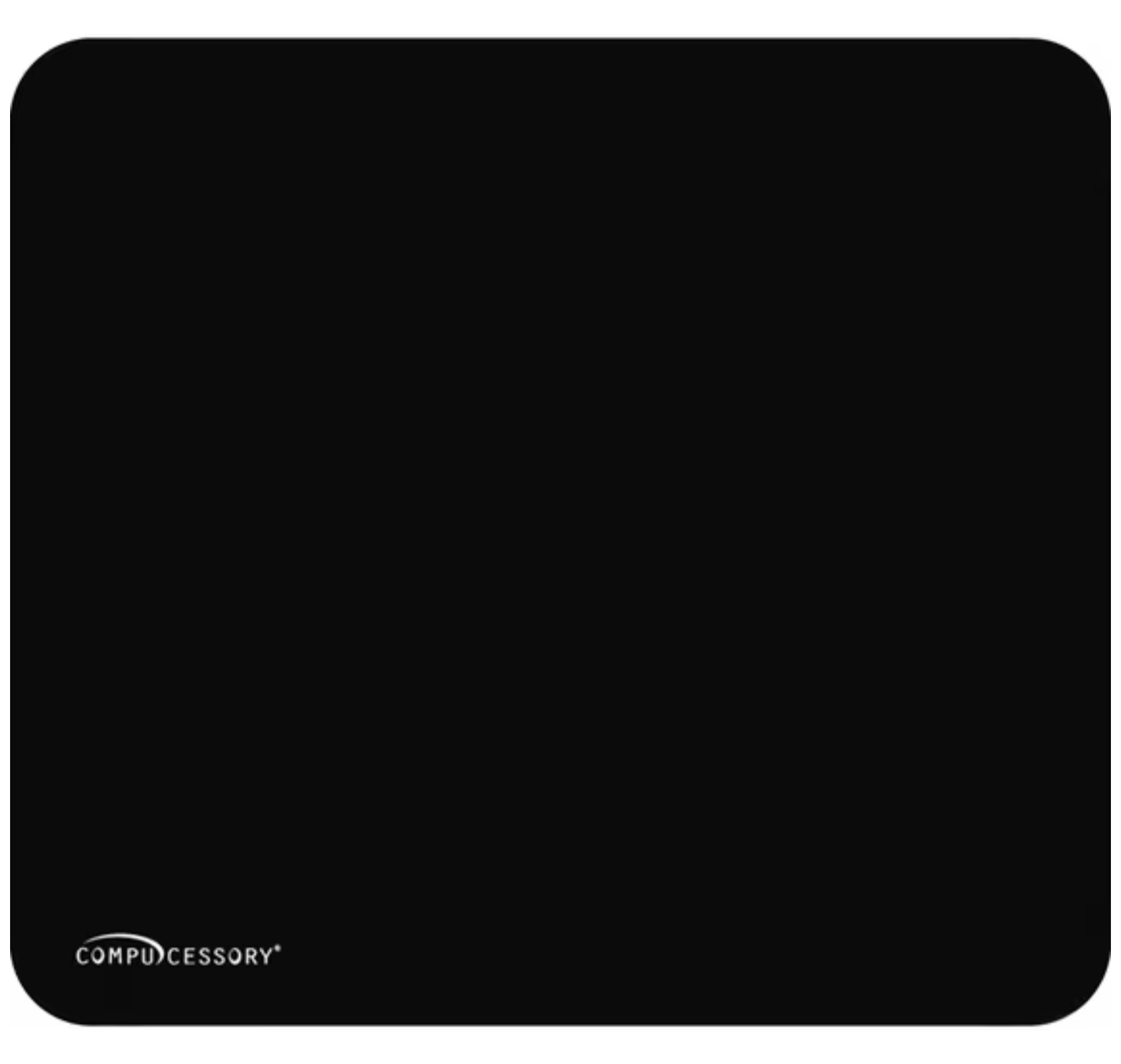 CS - Smooth Cloth Nonskid Mouse Pad Black