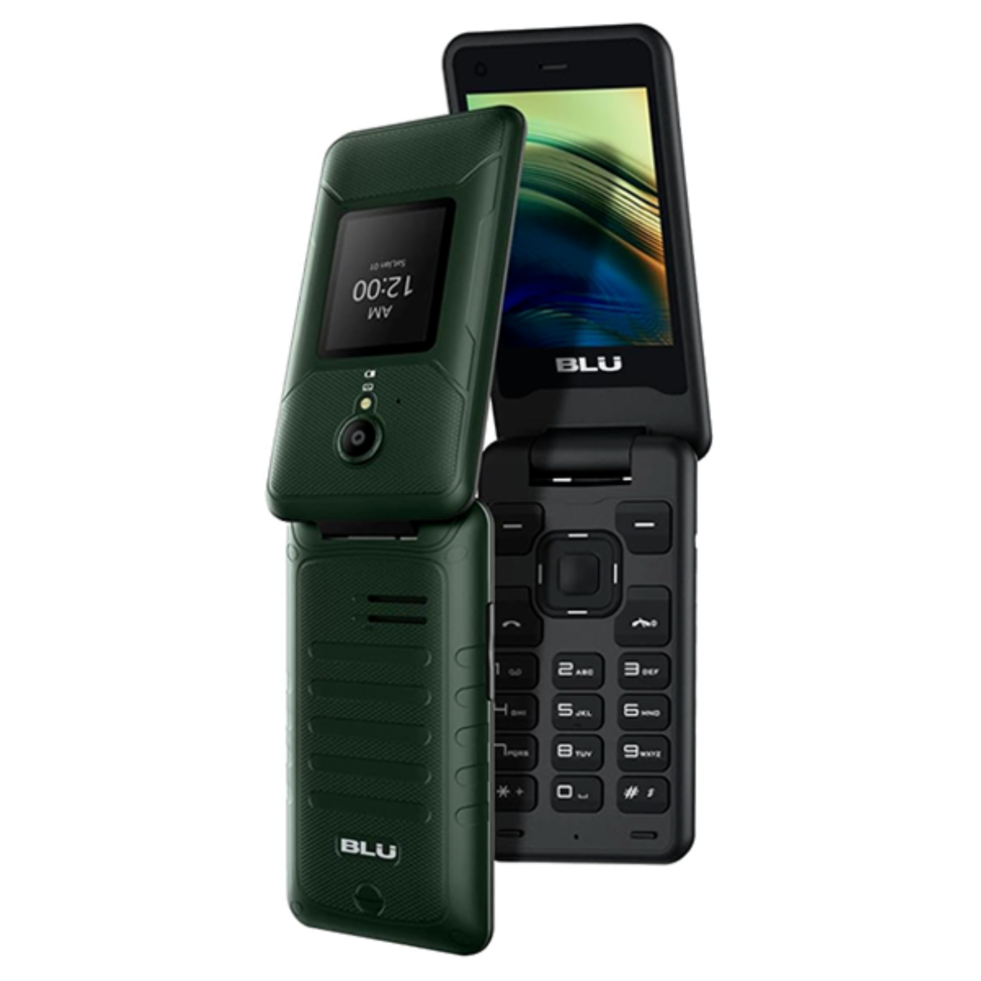 BLU Tank Flip Phone 4G -8GB-Green