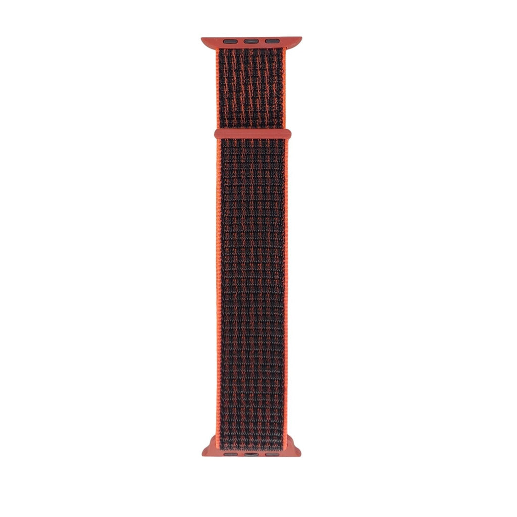 iWatch Woven Nylon Sport Band (42/44 mm) - Black/Orange