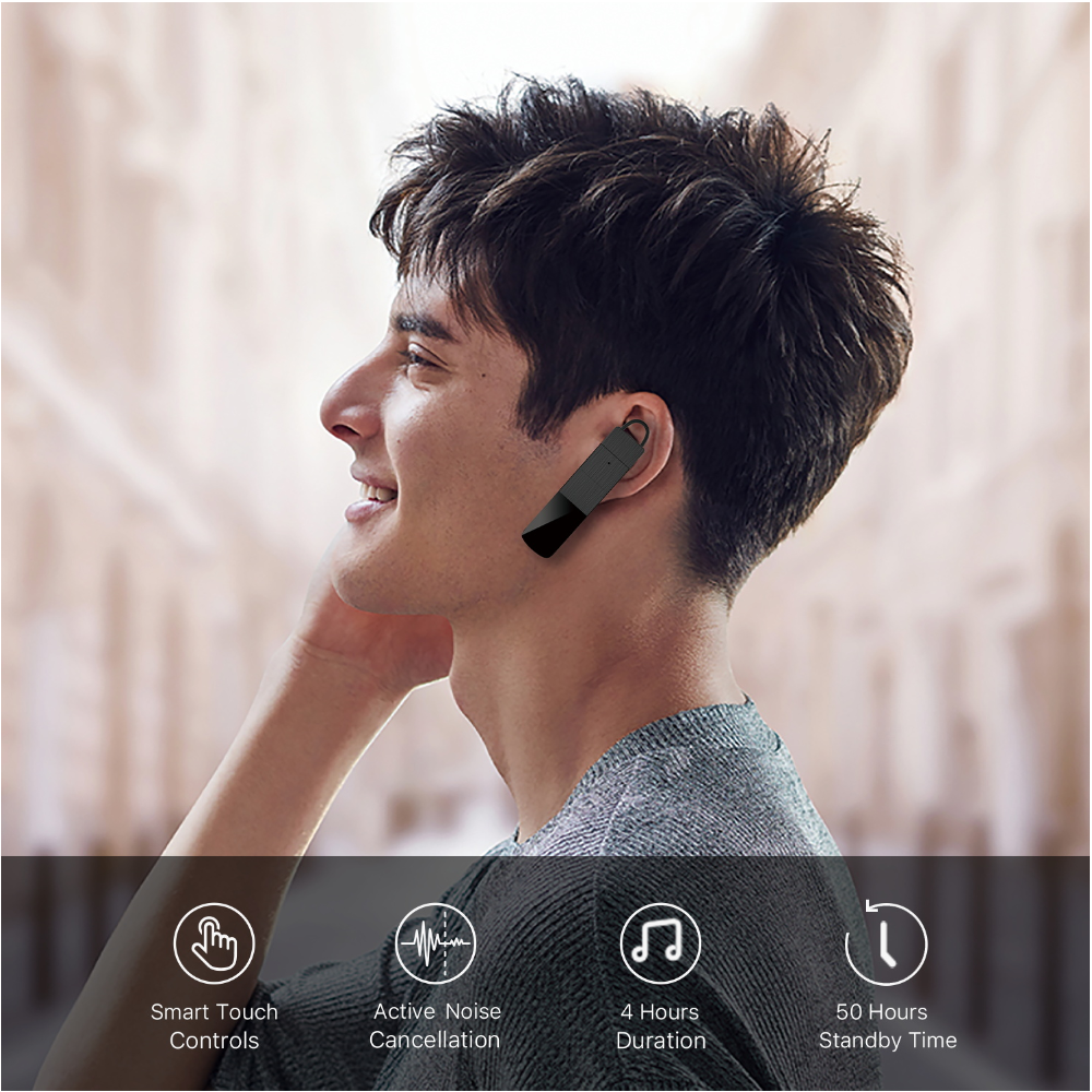 MB - Mono Bluetooth Headset - Black