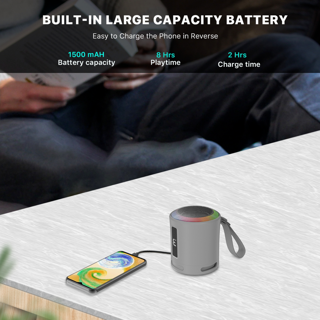 MB - PEBBLE Bluetooth Speaker - Gray