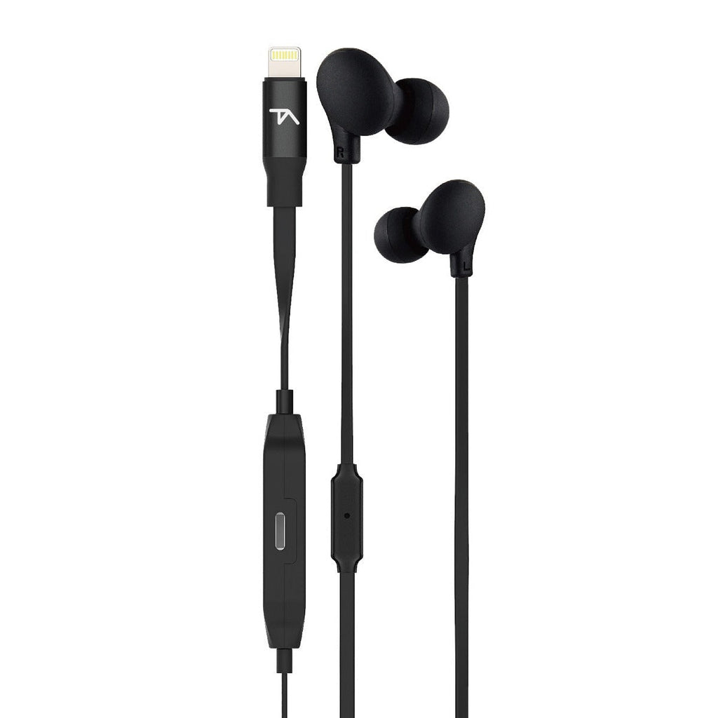 TA - MFi Certified Lightning Earbuds with Charging Port