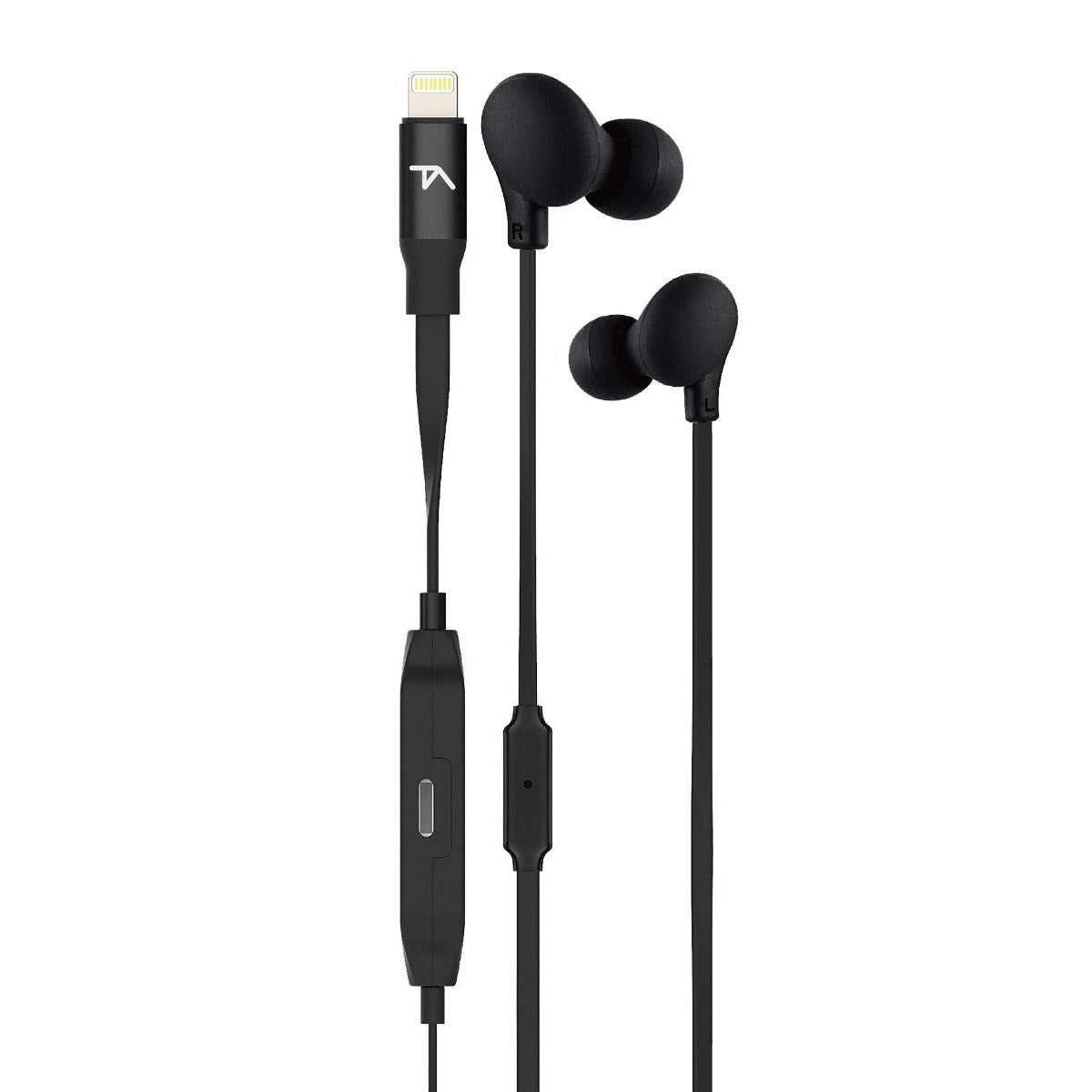 TA - MFi Certified Lightning Earbuds with Charging Port