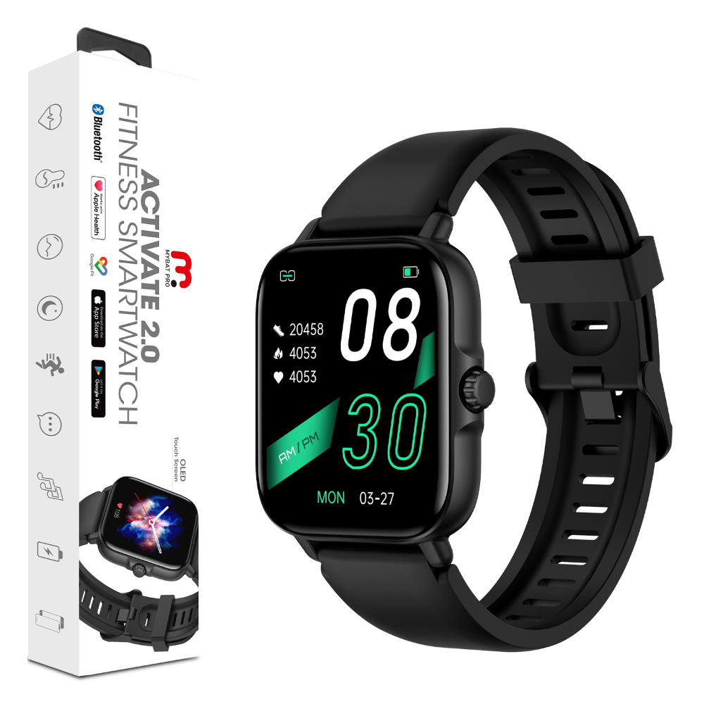 MB - Activate 2.0 Fitness Smartwatch - Black