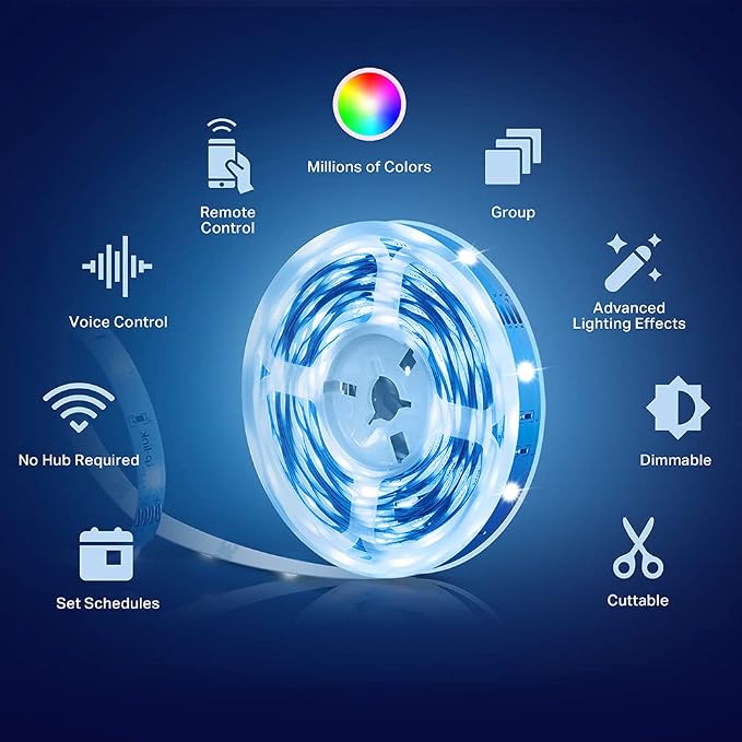 TP-Link Kasa Smart Full Color Light Strip (16.4FT)