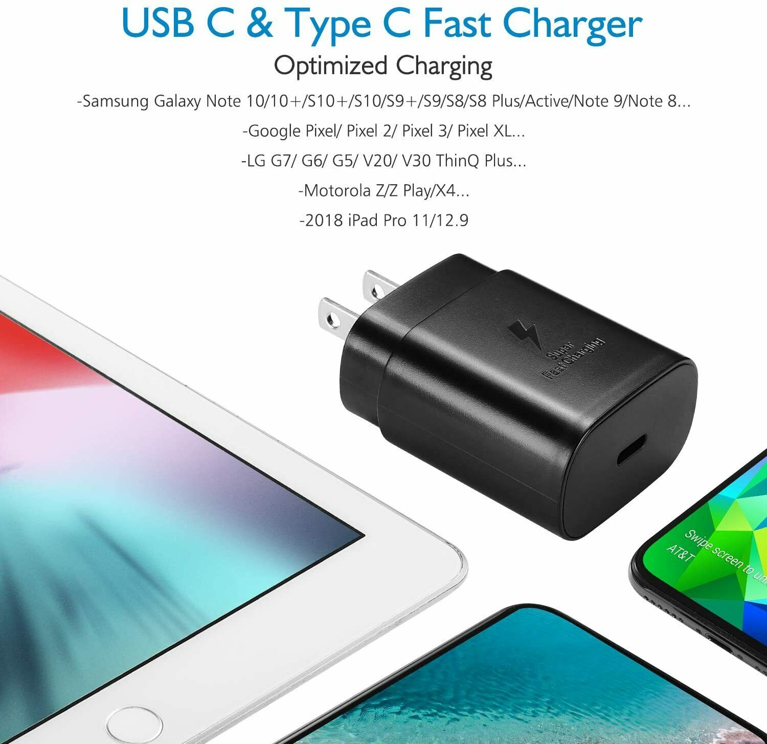SM-USB-C Wall Charger w/ USB-C Cable(25W)