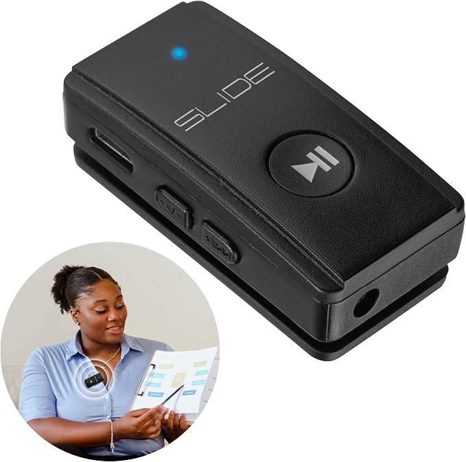 Slide Rechargeable BT Wireless Mic