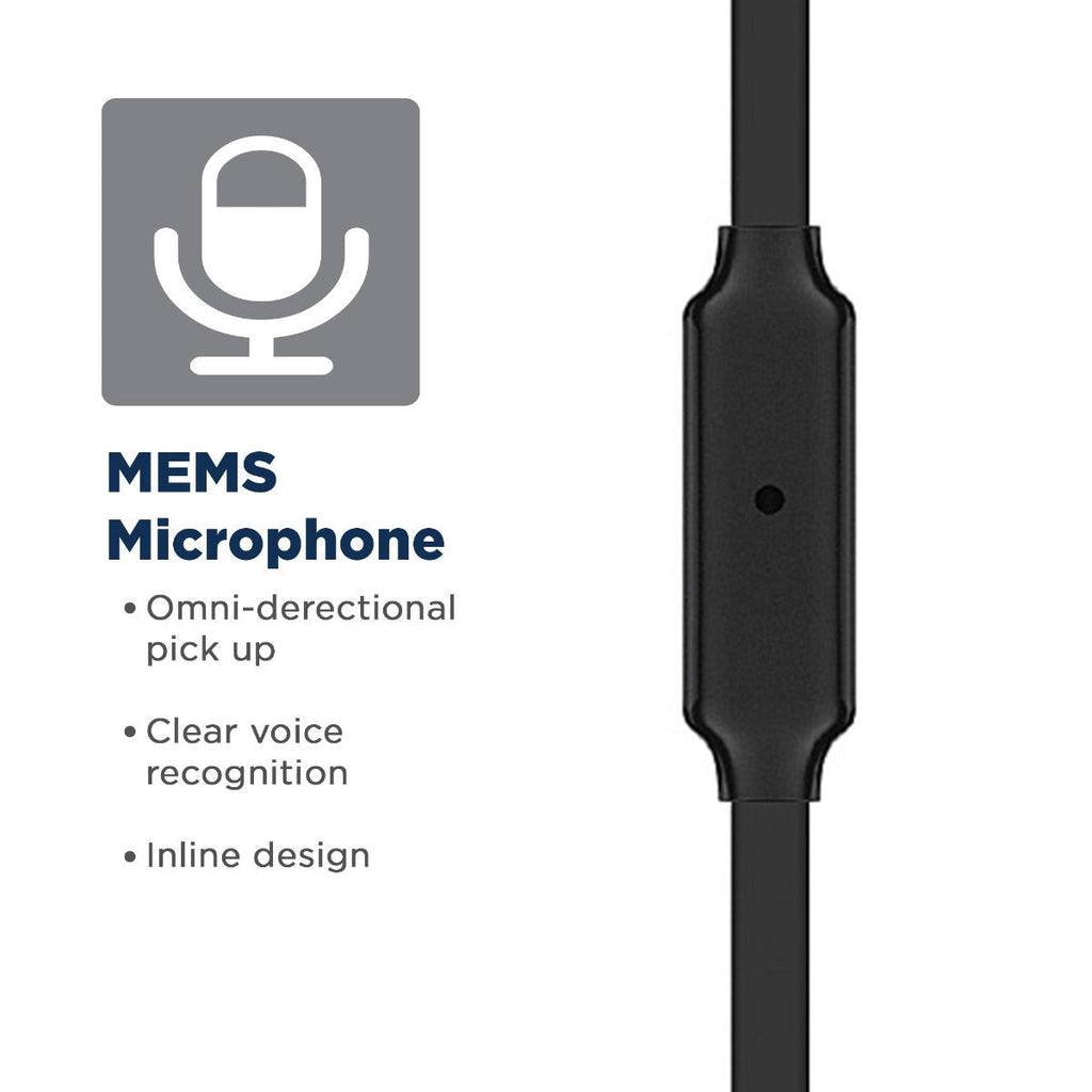 TA - MFi Certified Lightning Earbuds with Charging Port