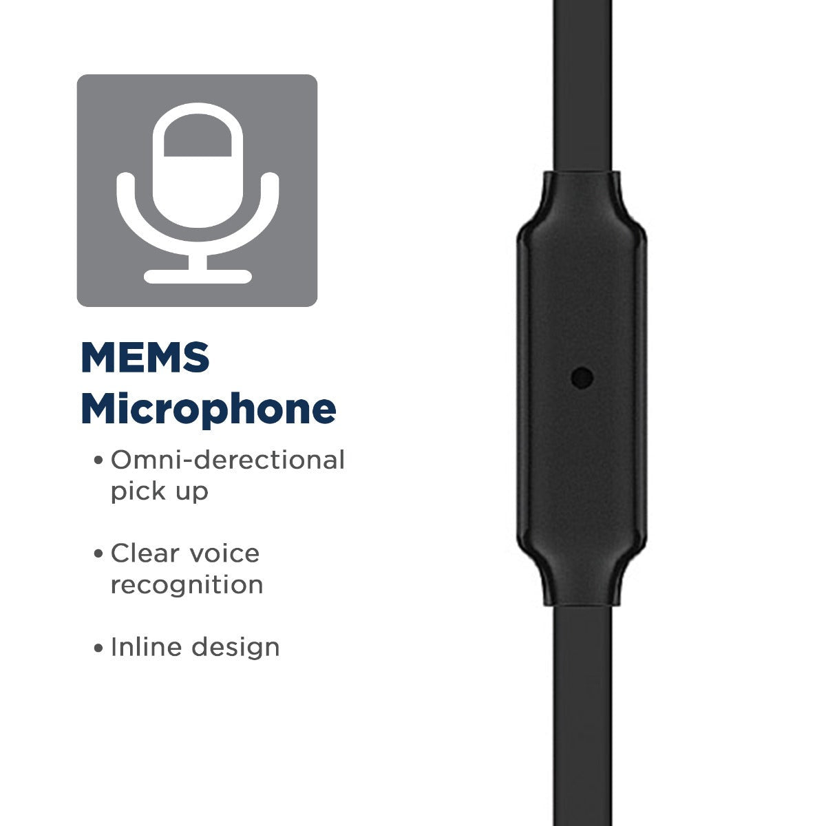 TA - MFi Certified Lightning Earbuds with Charging Port