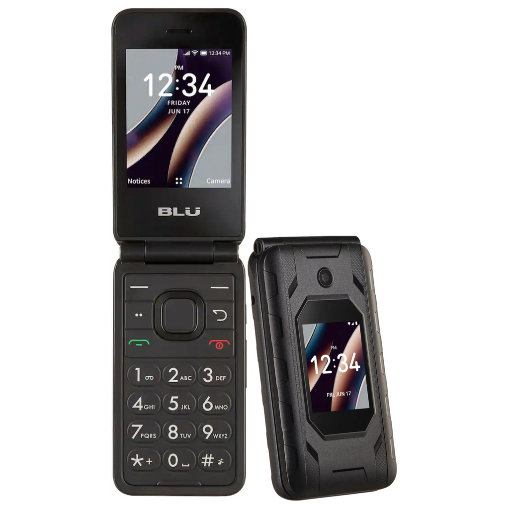 BLU Flex B300V Flip Phone -8GB-Black