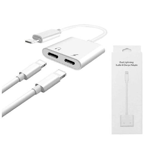 Dual Lightning Audio & Charge Adapter Gl033