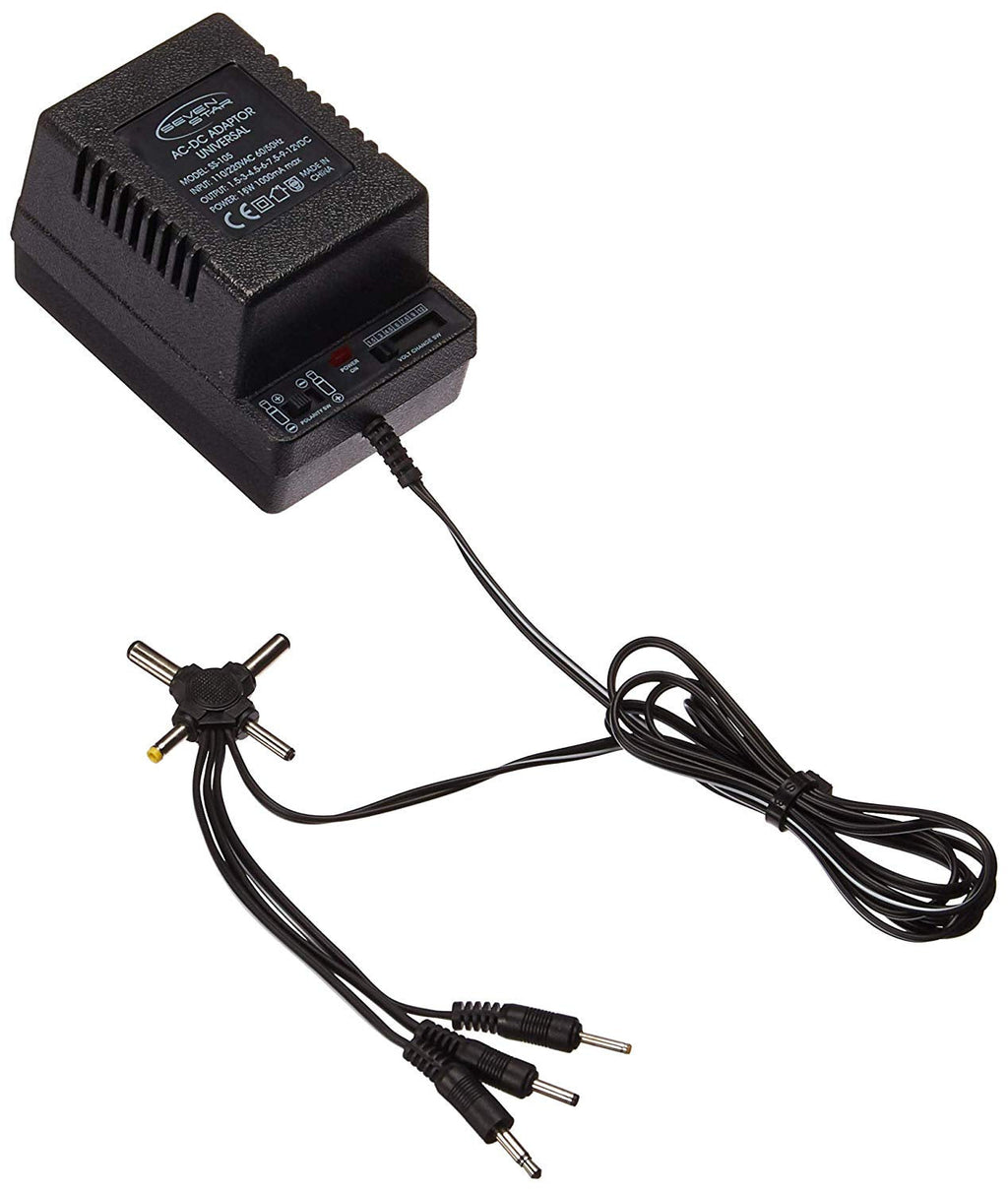 Seven Star Universal AC/DC Adapter 1000mA