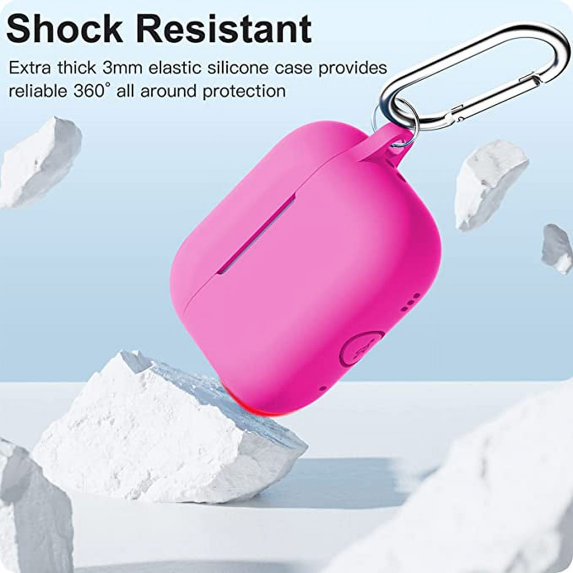 Airpods Pro Soft Silicone Case - Magenta