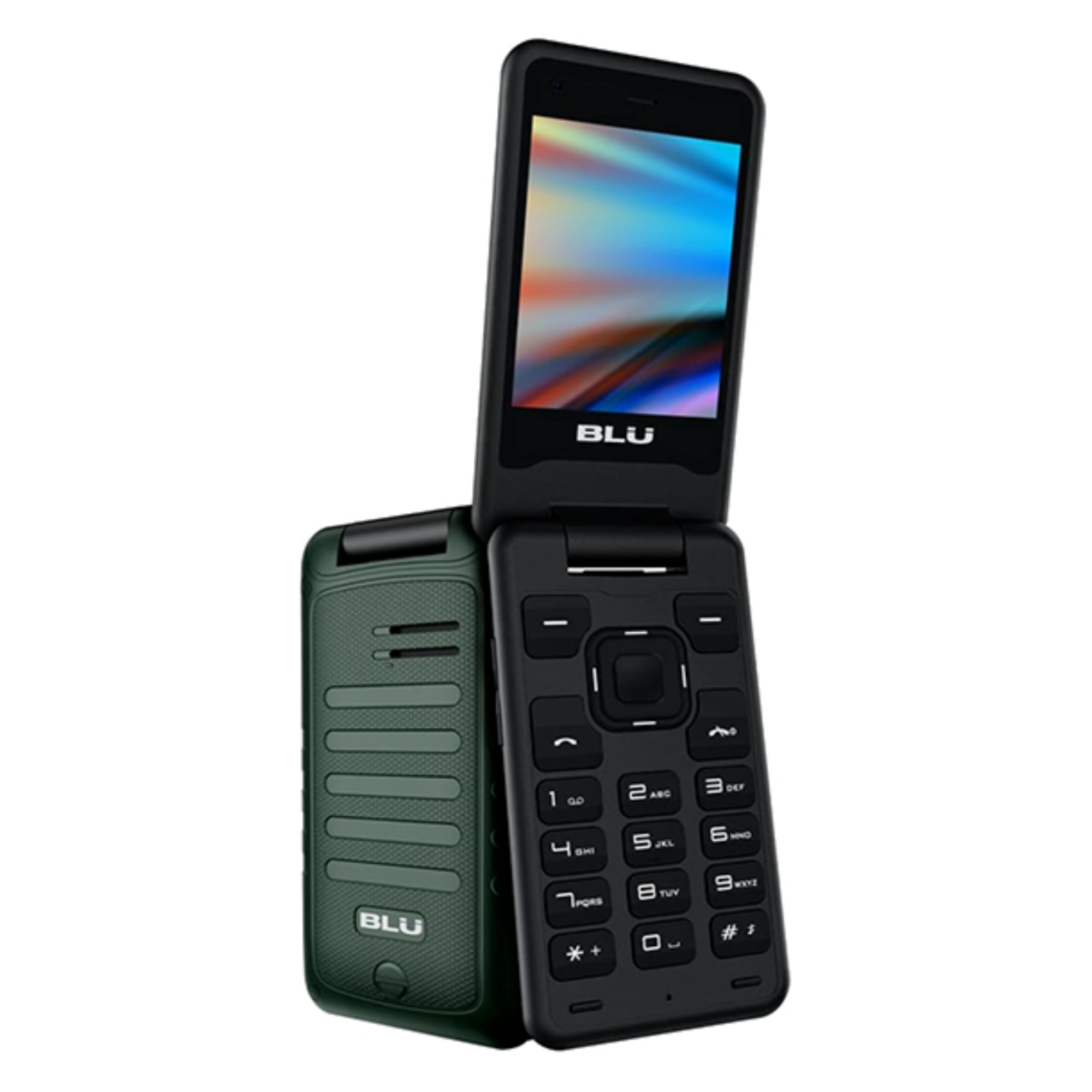 BLU Tank Flip Phone 4G -8GB-Green