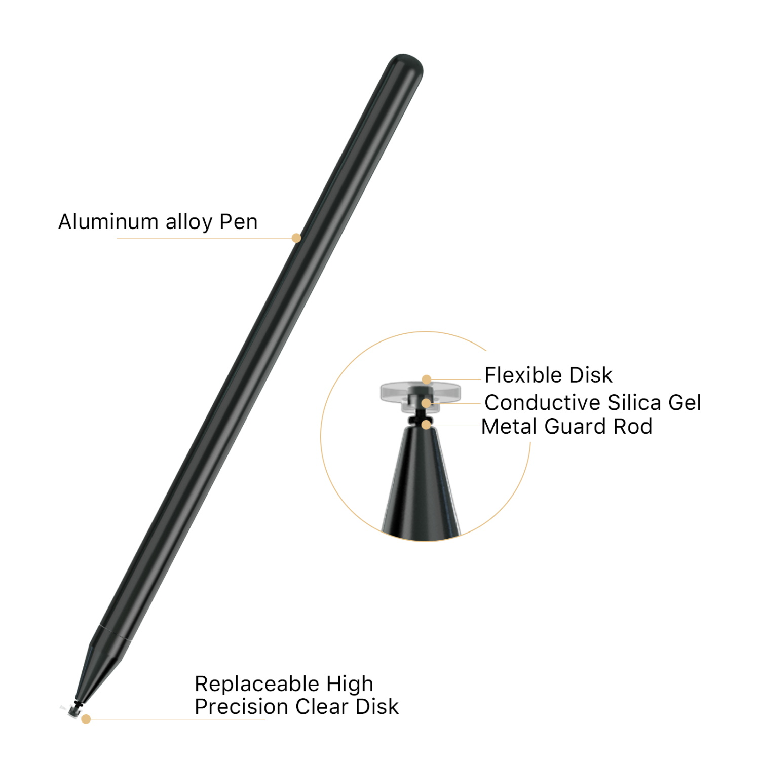 MB - Fine Touch Stylus Pen - Black