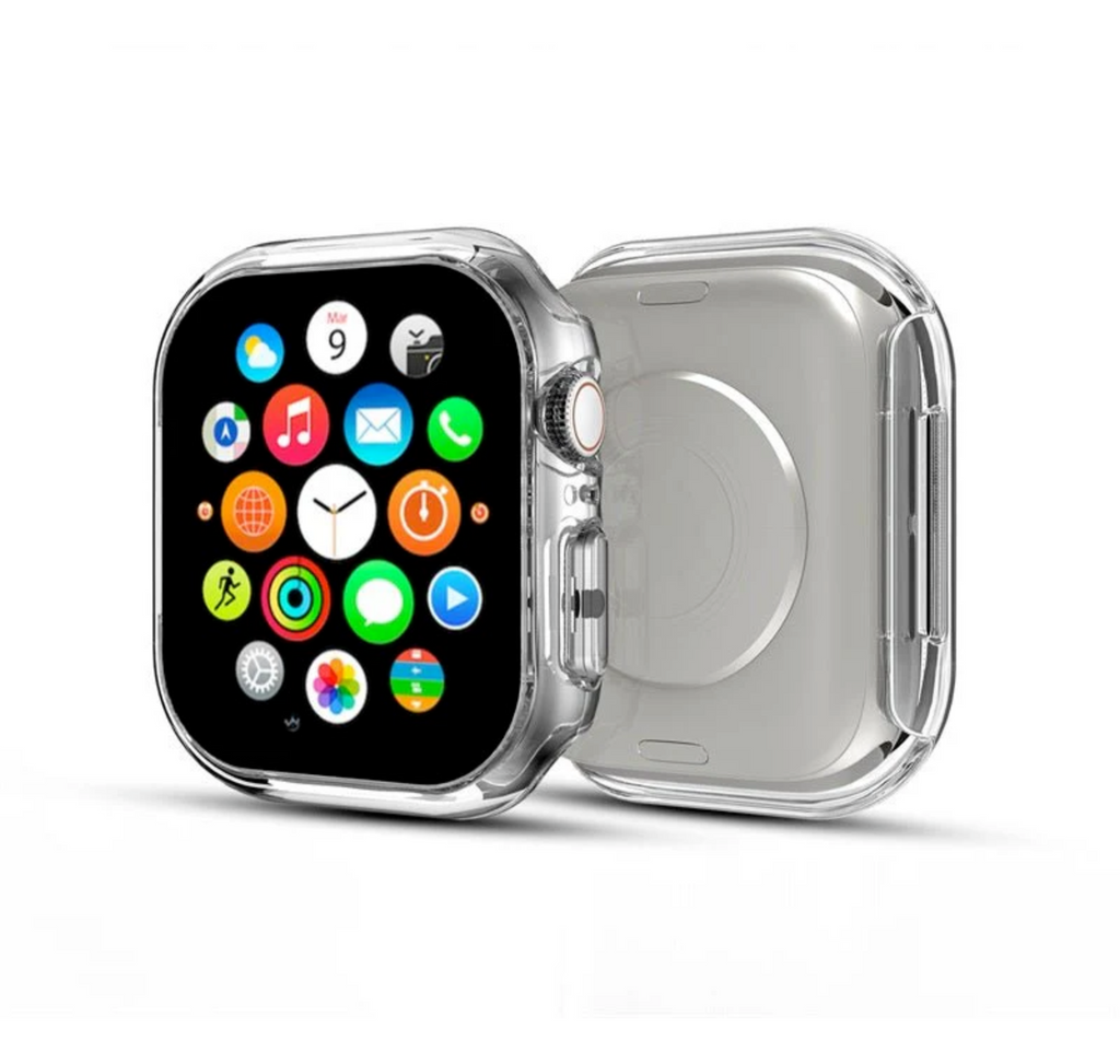 MB - Fusion Protector Case Apple Watch 45MM - Electroplated Silver