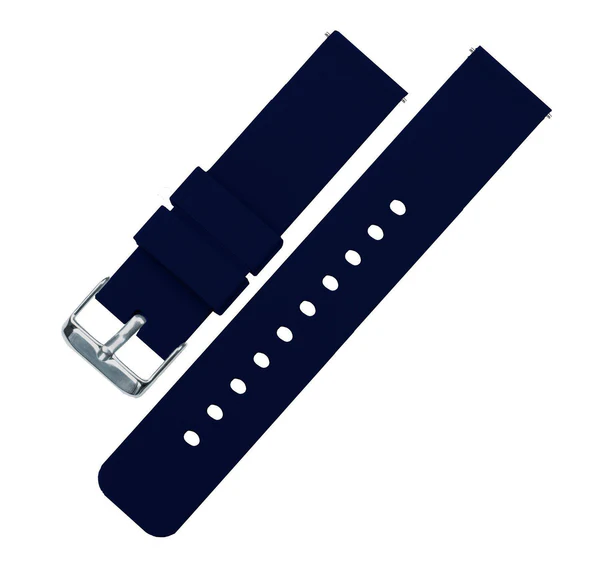 SILICONE WATCH BAND 16MM 18MM 20MM 22MM 24MM -BLUE