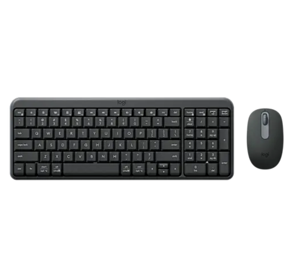 LT - MK250 Compact Wireless Keyboard & Mouse Combo Black