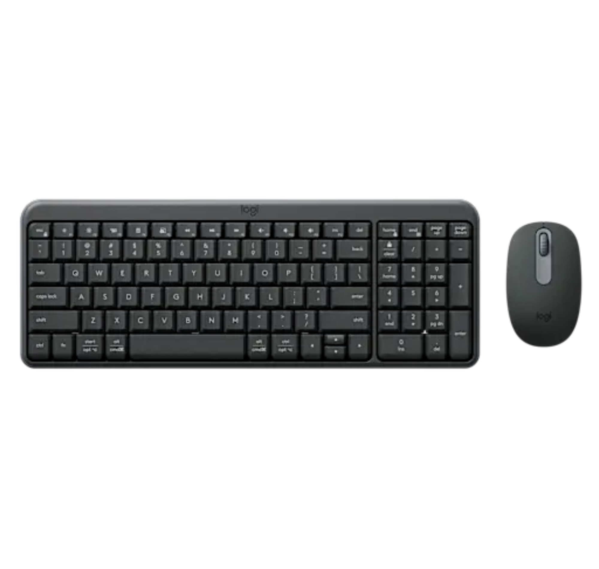 LT - MK250 Compact Wireless Keyboard & Mouse Combo Black