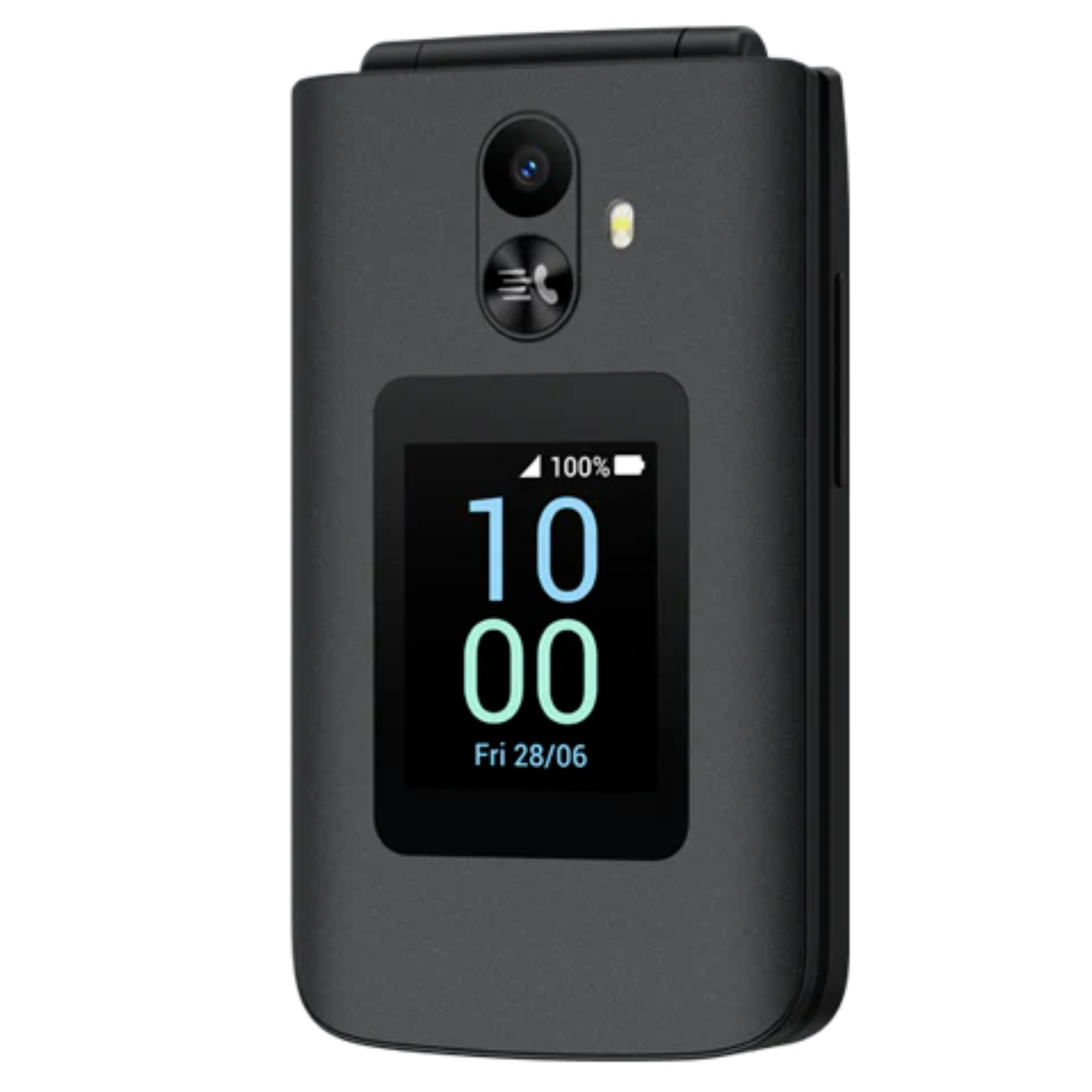 TCL T435v Flip Phone -16GB-Black