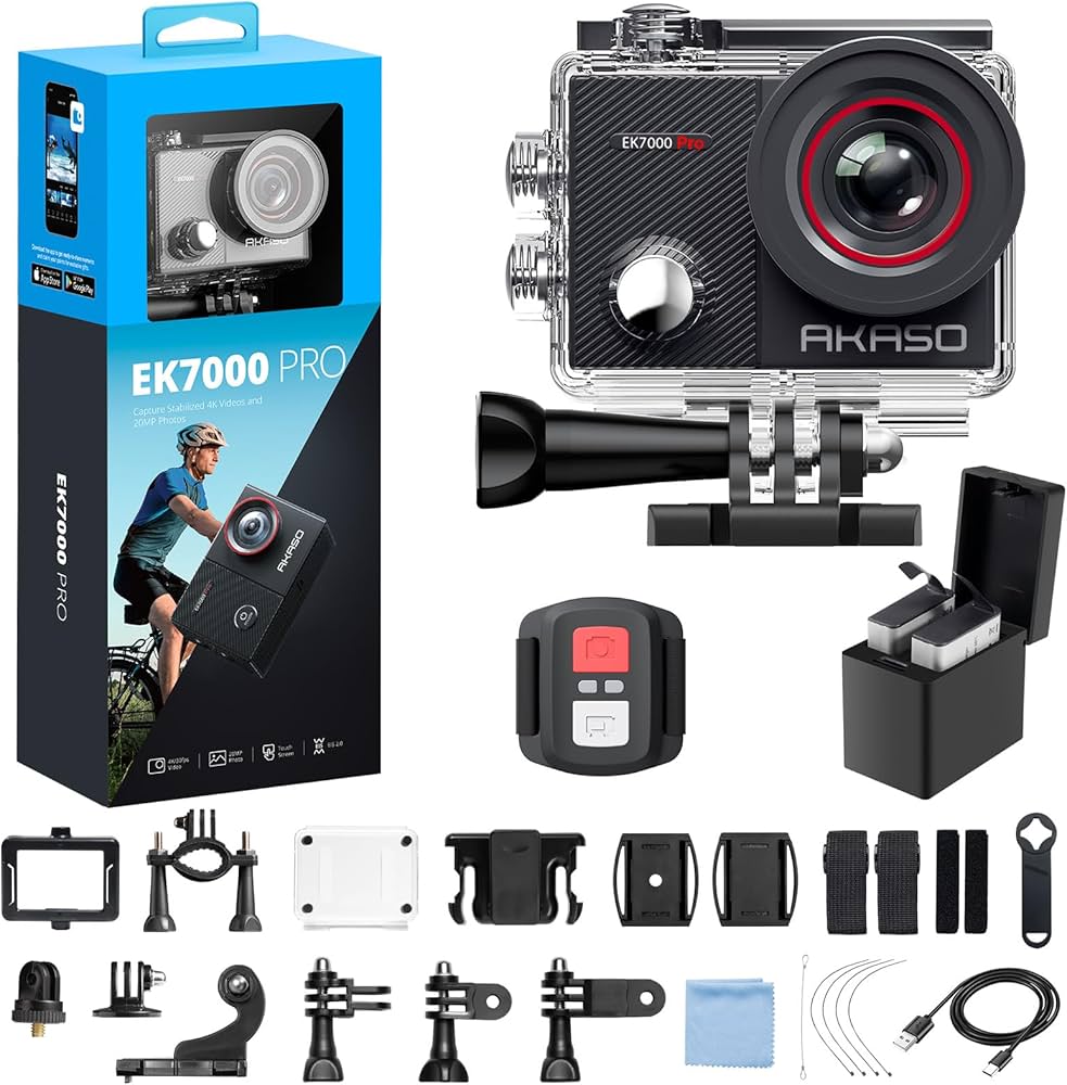 AK - Ek7000 Pro 4K Touchscreen action Camera